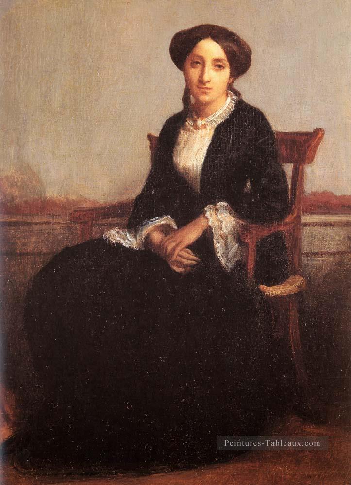 Portrait de Genevieve Céline Eldest Dau réalisme William Adolphe Bouguereau Peintures à l'huile
